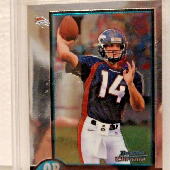 🏈1998 Bowman Chrome Brian Griese Card #7 Graded Mint 9 - Picture 6 of 13